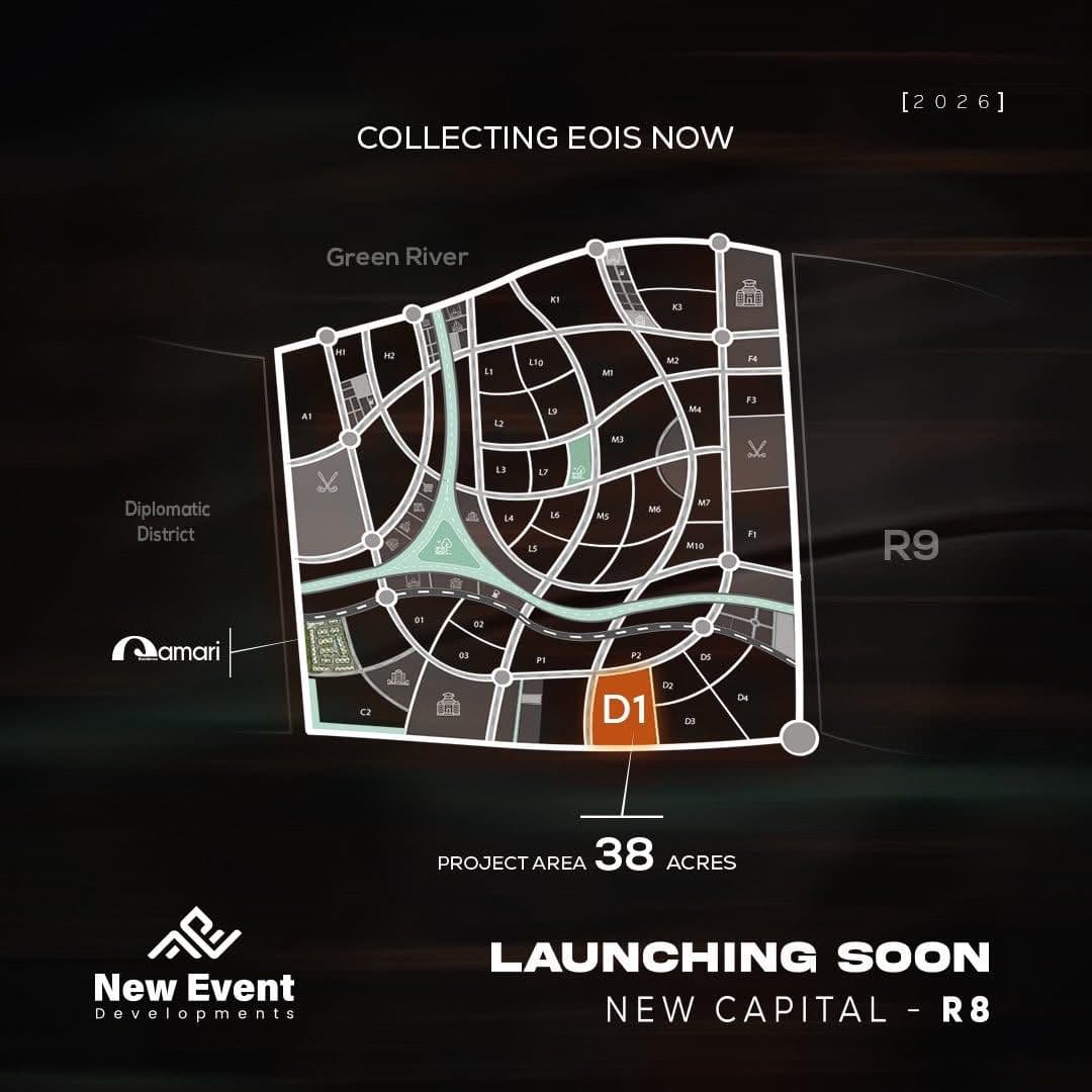 Master plan - R8 العاصمة الإدارية - قطعة D1